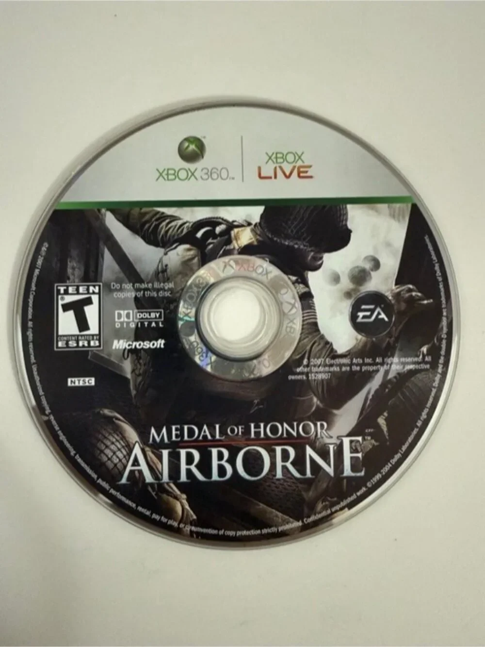 Medal of Honor Airborne Xbox 360 Complete w/ Manual